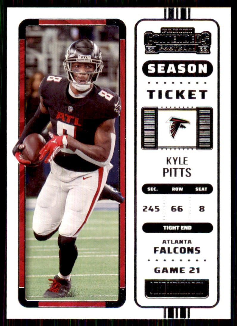 2022 Panini Contenders. Kyle Pitts Football Cards #9