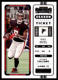 2022 Panini Contenders. Kyle Pitts Football Cards #9