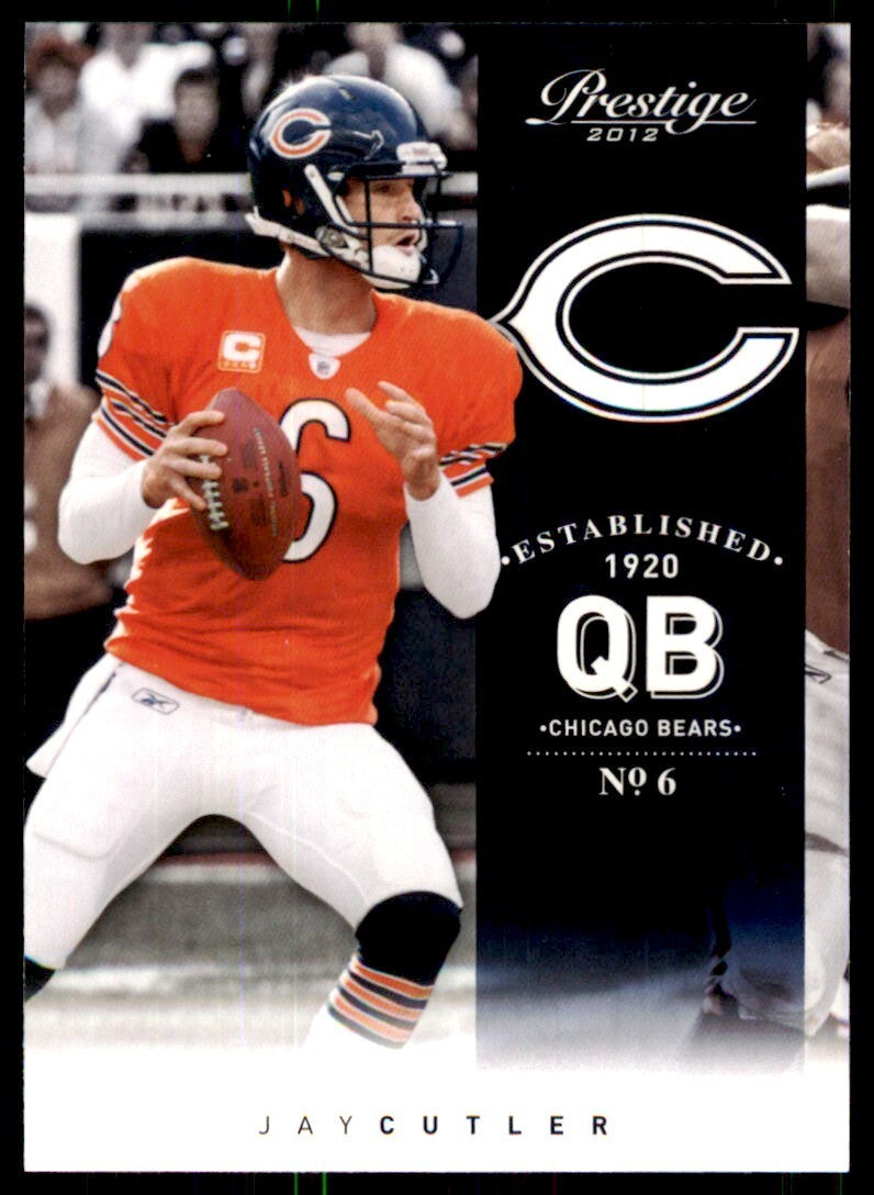 2012 Panini Prestige Jay Cutler Football Cards #32