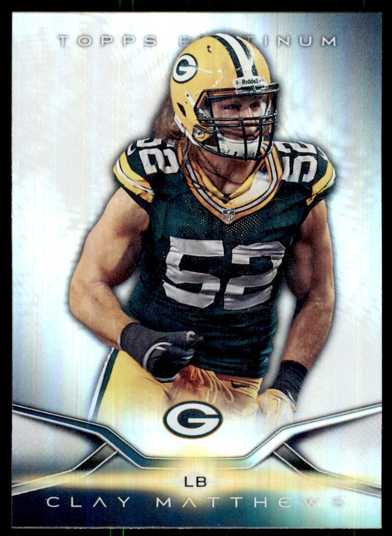 2014 Topps Platinum Clay Matthews B Football Cards #46