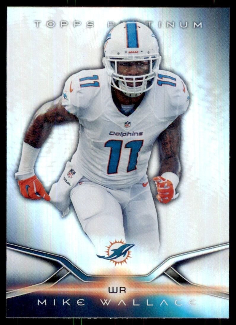 2014 Topps Platinum Mike Wallace B Football Cards #83