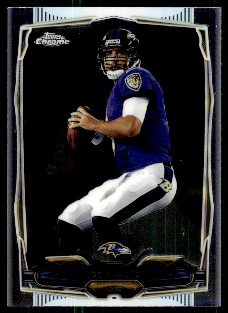 2013 Topps Chrome Joe Flacco Football Cards #6