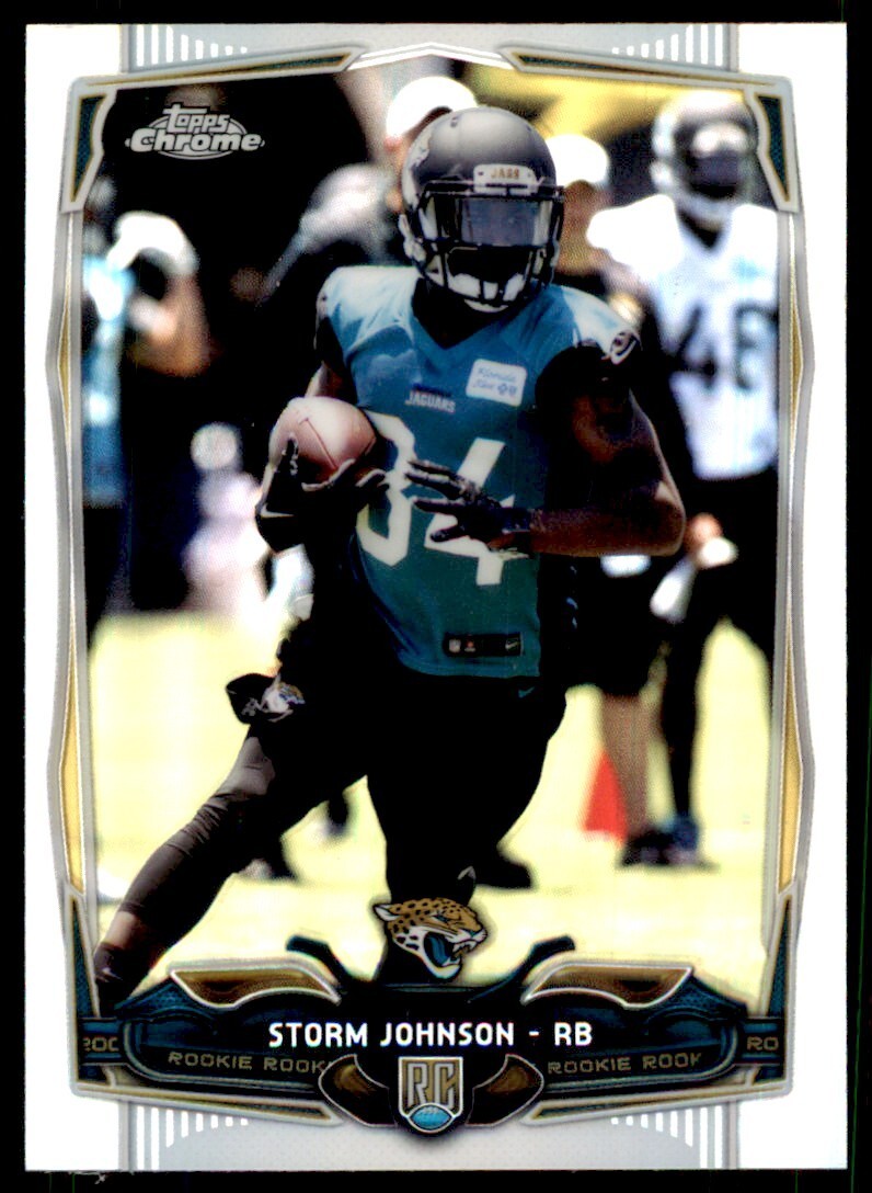 2014 Topps Chrome. Storm Johnson B Football Cards #134