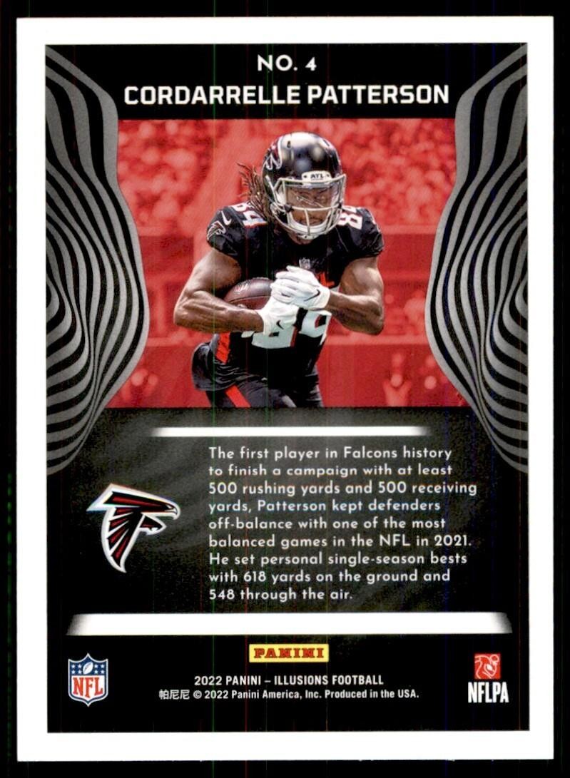 2022 Panini Illusions Cordarrelle Patterson Football Cards #4