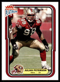 2004 Fleer Platinum Julian Peterson Football Cards #59