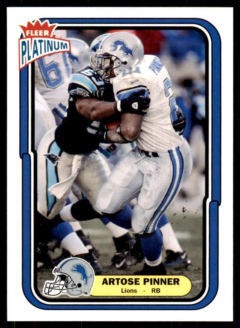2004 Fleer Platinum Artose Pinner Football Cards #17