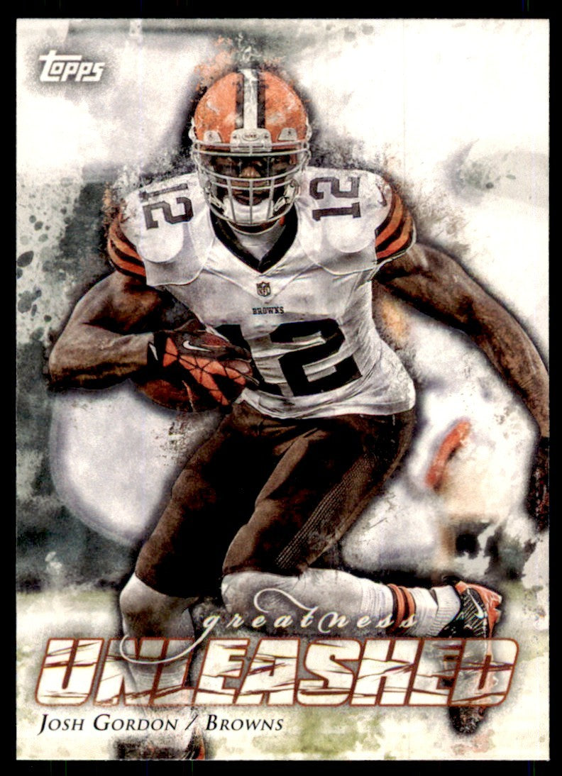 2014 Topps Josh Gordon Football Cards #GU-JGO