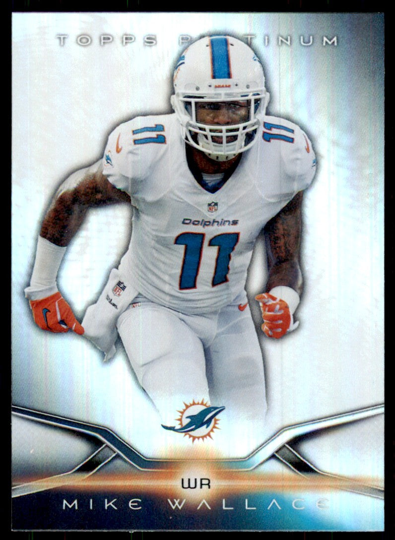 2014 Topps Platinum. Mike Wallace Football Cards #83