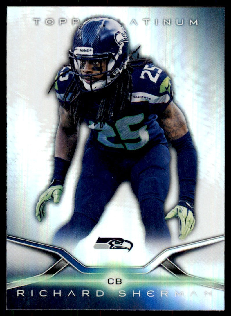 2014 Topps Platinum. Richard Sherman B Football Cards #7
