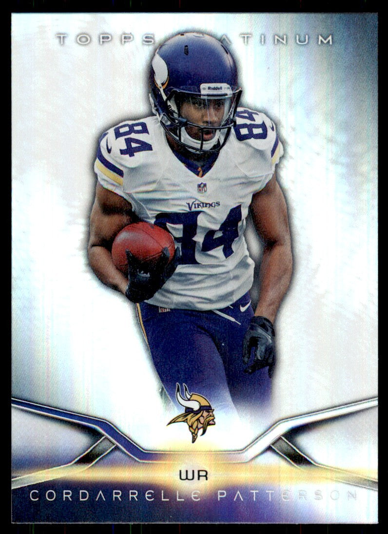 2014 Topps Platinum. Cordarrelle Patterson Football Cards #15