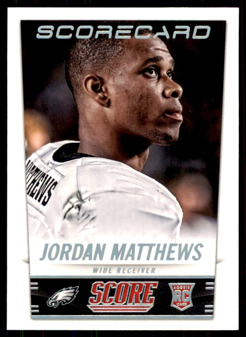 2014 Score Jordan Matthews Football Cards #388