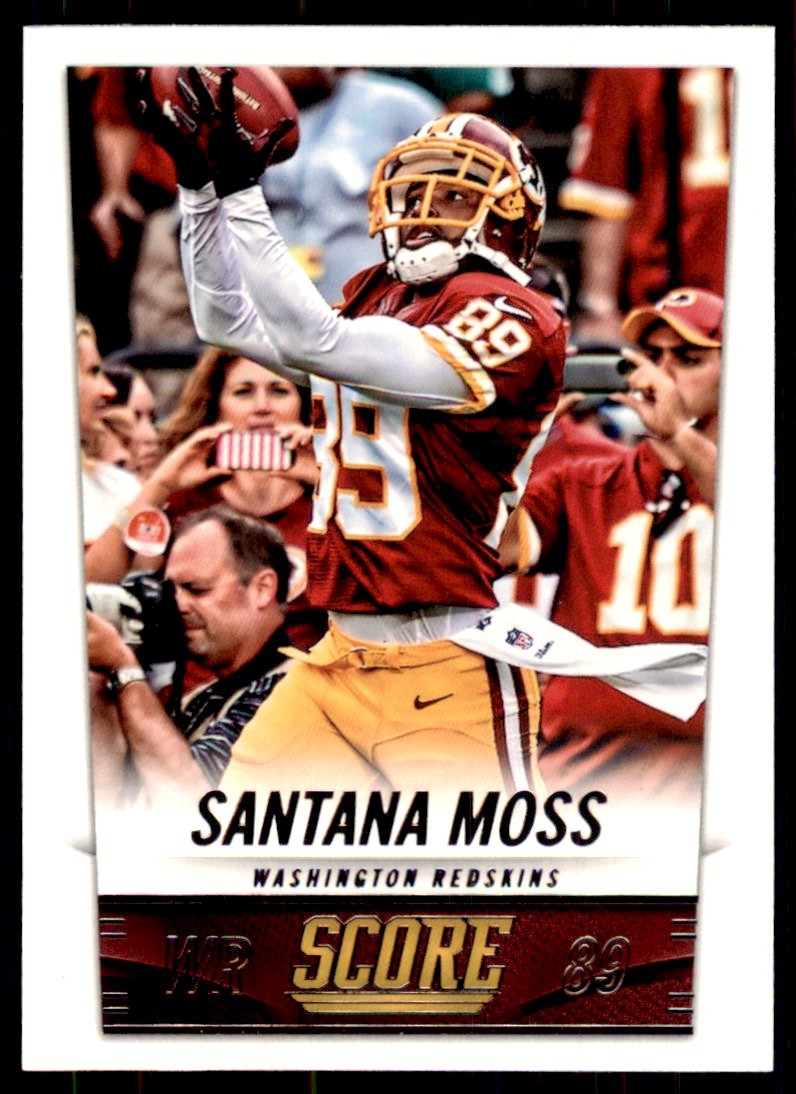 2014 Score Santana Moss B Football Cards #226