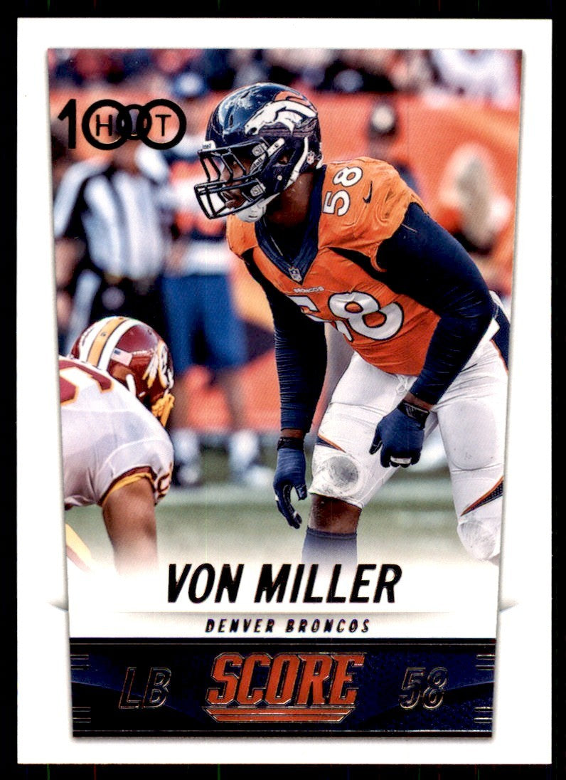 2014 Score Von Miller B Football Cards #264