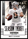 2014 Panini Contenders Matt Schaub Football Cards #72