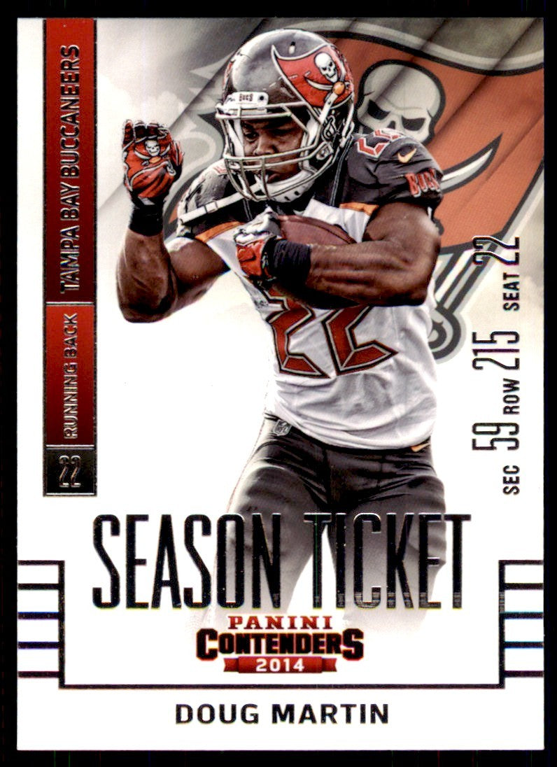 2014 Panini Contenders Doug Martin A Football Cards #21