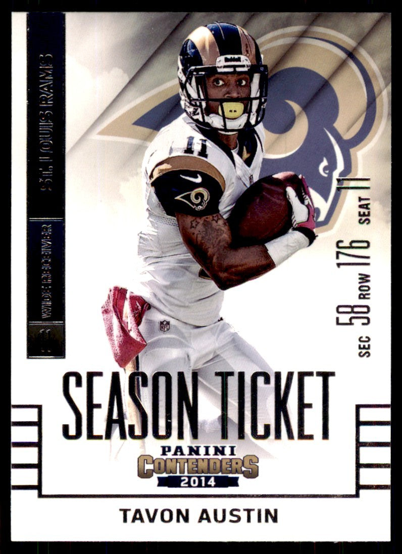 2014 Panini Contenders Tavon Austin Football Cards #74