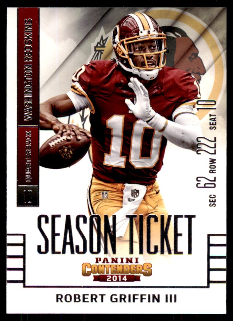 2014 Panini Contenders Robert Griffin III A Football Cards #79