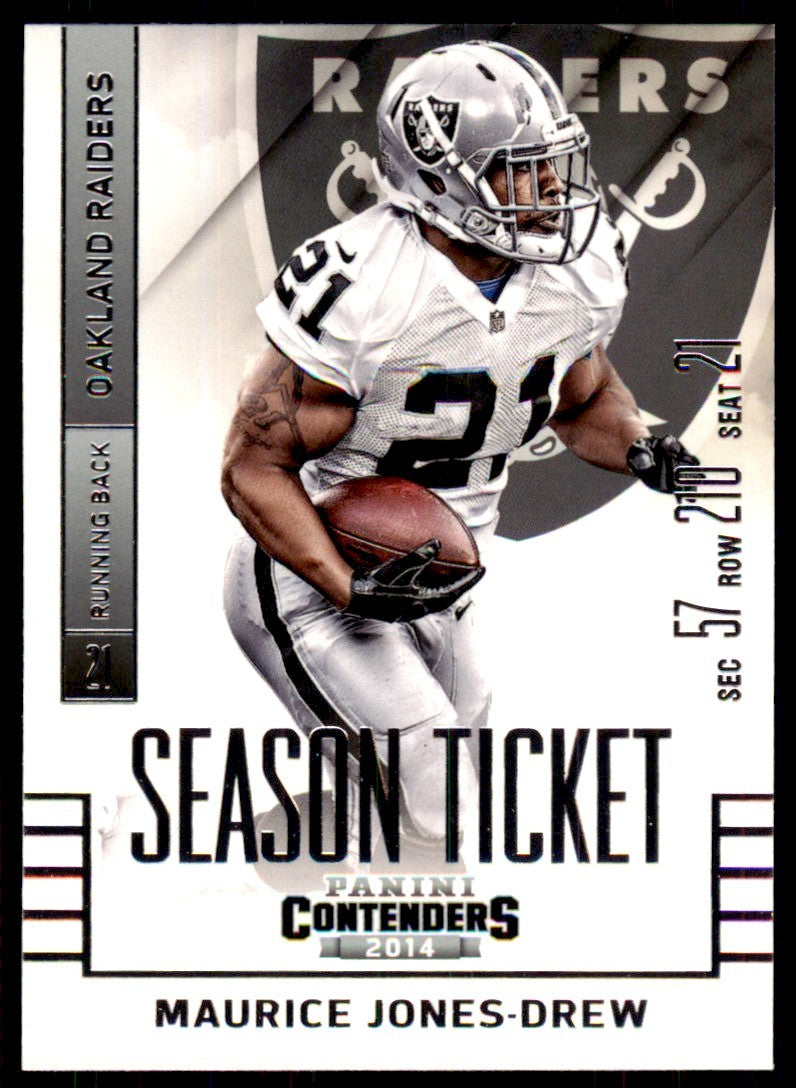 2014 Panini Contenders Maurice Jones-Drew Football Cards #71