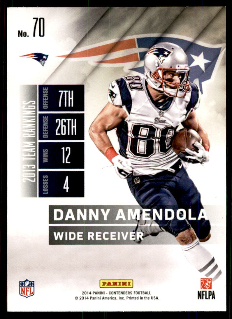 2014 Panini Contenders Danny Amendola Football Cards #70