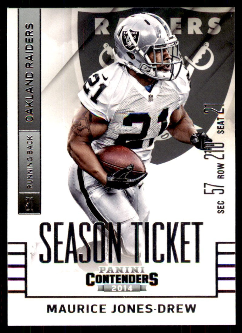 2014 Panini Contenders Maurice Jones-Drew A Football Cards #71