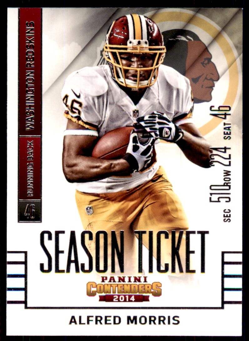 2014 Panini Contenders. Alfred Morris Football Cards #81