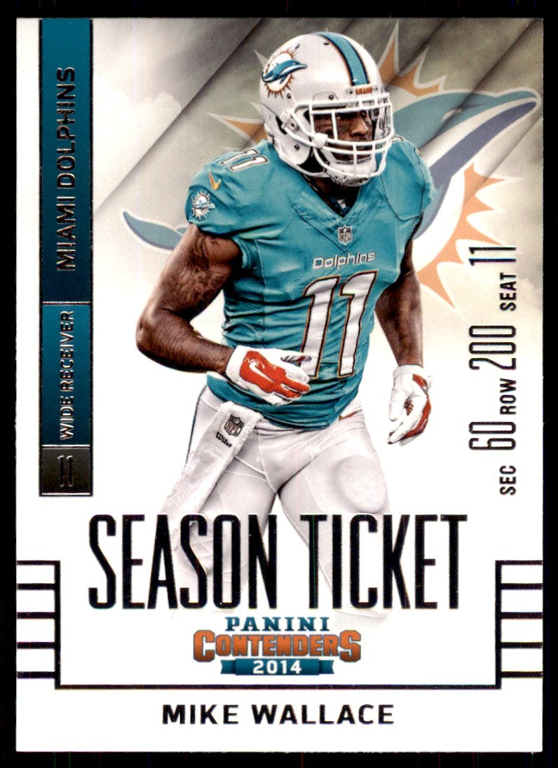 2014 Panini Contenders. Mike Wallace  Football Cards #4