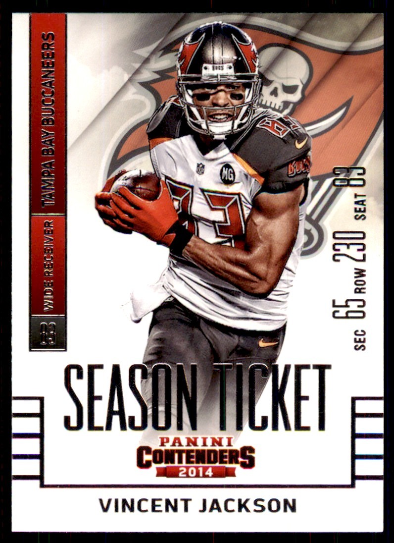 2014 Panini Contenders. Vincent Jackson Football Cards #20