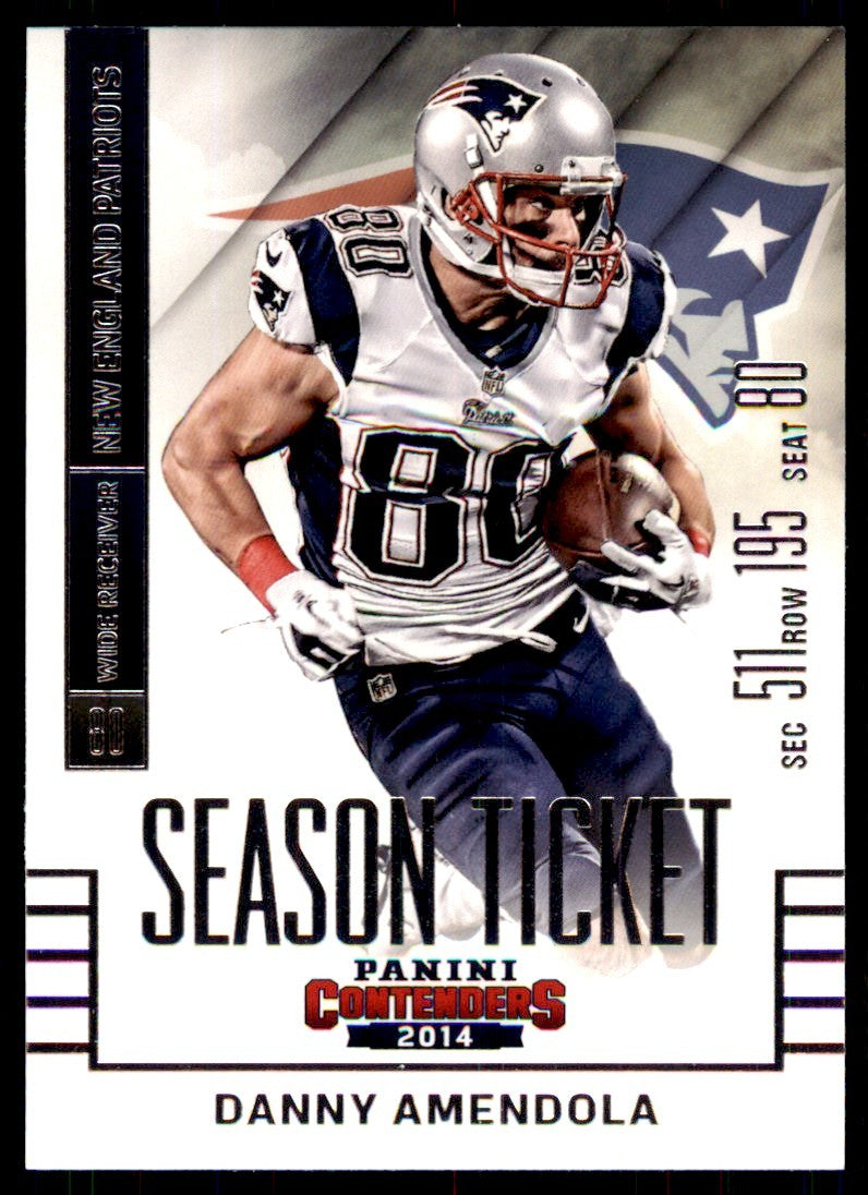 2014 Panini Contenders. Danny Amendola Football Cards #70