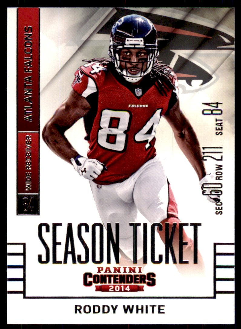 2014 Panini Contenders. Roddy White Football Cards #47