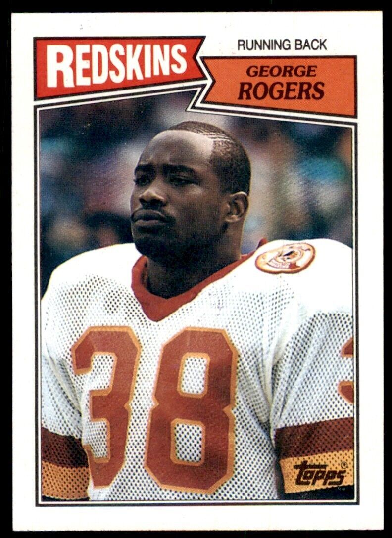 1987 Topps George Rogers Football Cards #65