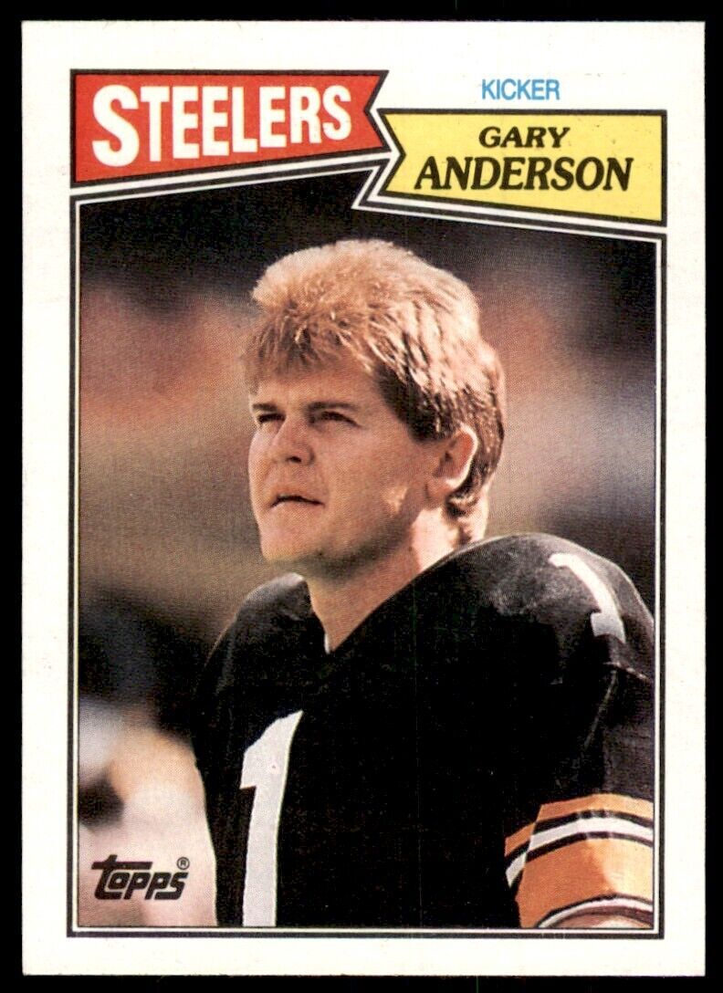 1987 Topps Gary Anderson A Football Cards #289