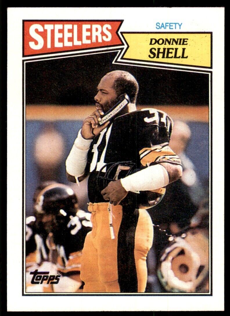 1987 Topps Donnie Shell B Football Cards #293