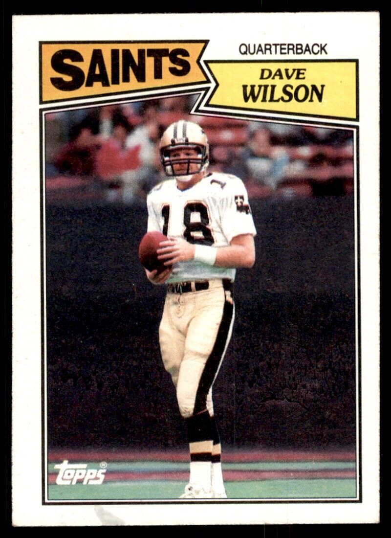 1987 Topps Dave Wilson Football Cards #273