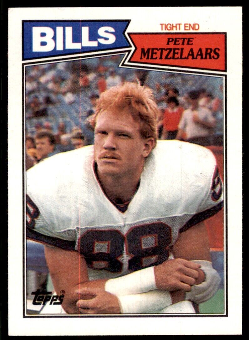 1987 Topps Pete Metzelaars B Football Cards #366
