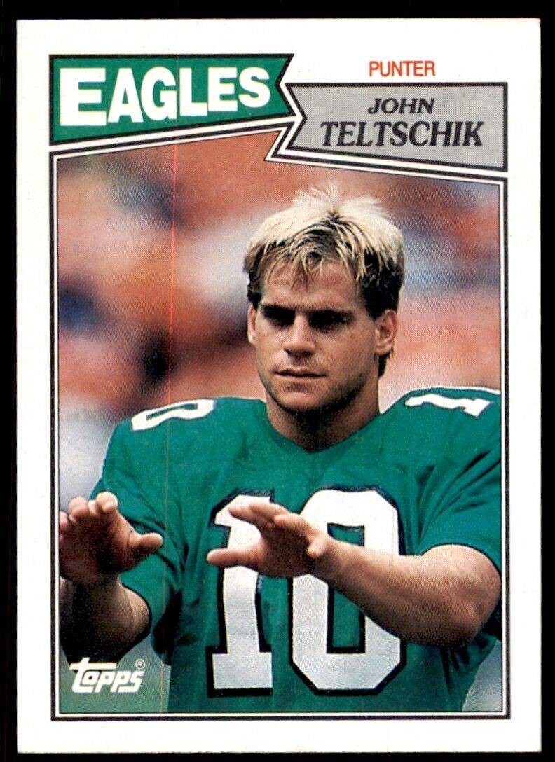 1987 Topps John Teltschik B Football Cards #300