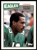 1987 Topps Roynell Young A Football Cards #304