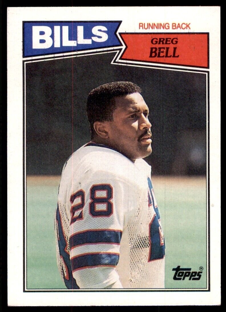 1987 Topps Greg Bell Football Cards #364