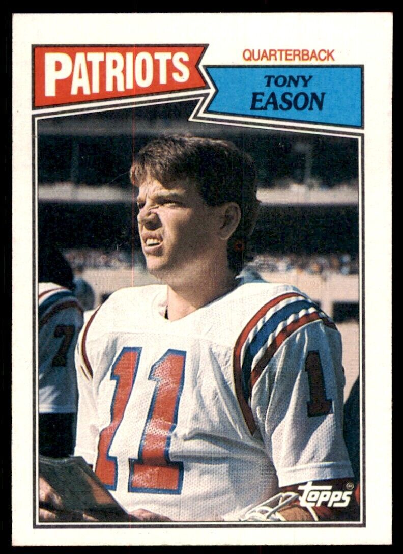 1987 Topps Tony Eason B Football Cards #97