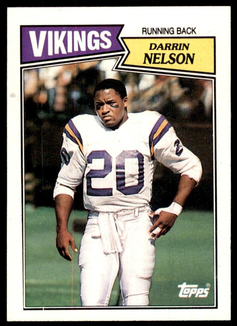 1987 Topps Darrin Nelson A Football Cards #200