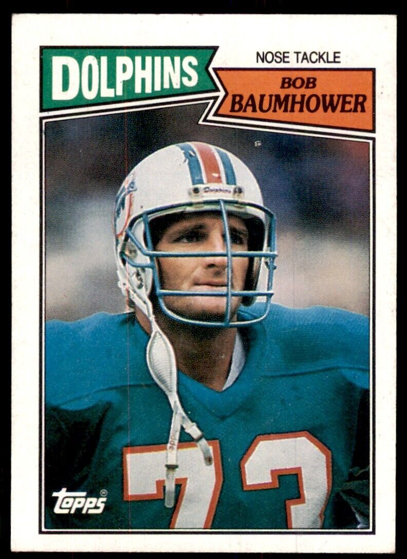 1987 Topps Bob Baumhower Football Cards #247