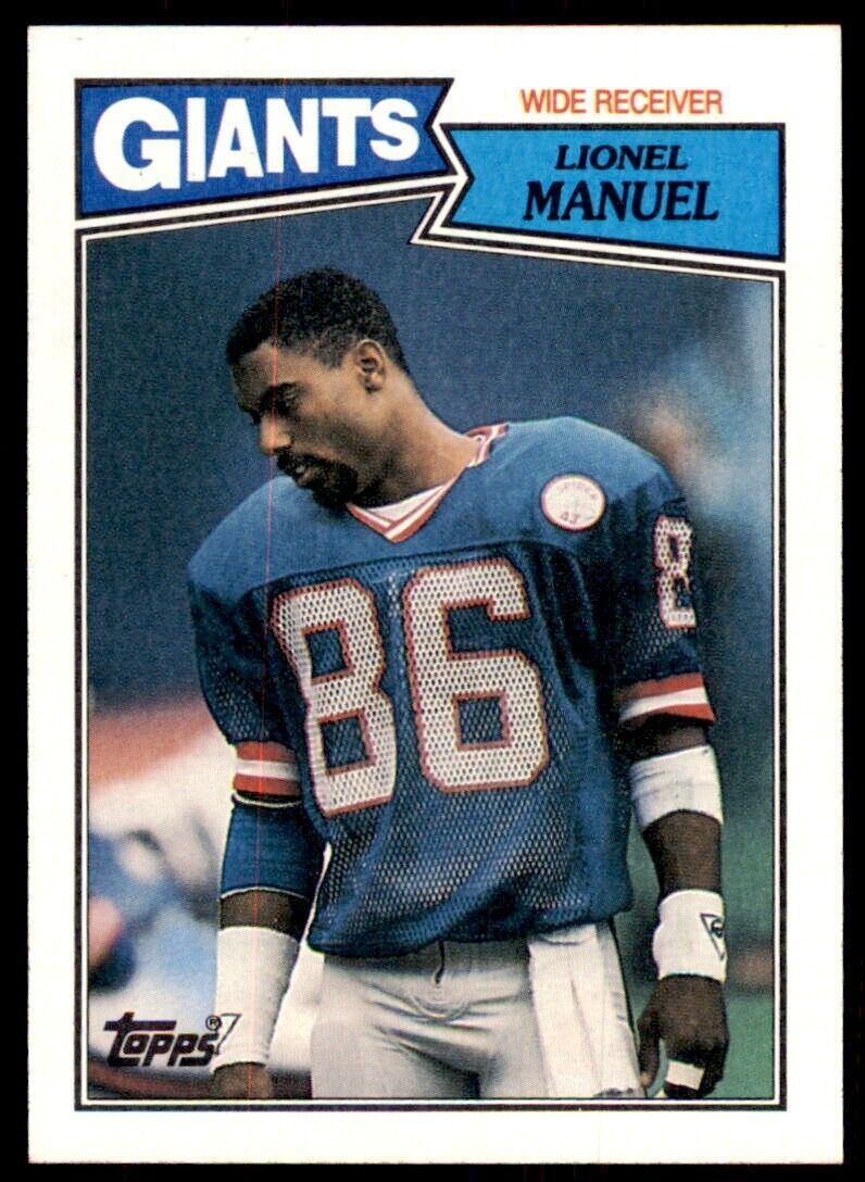 1987 Topps Lionel Manuel Football Cards #15