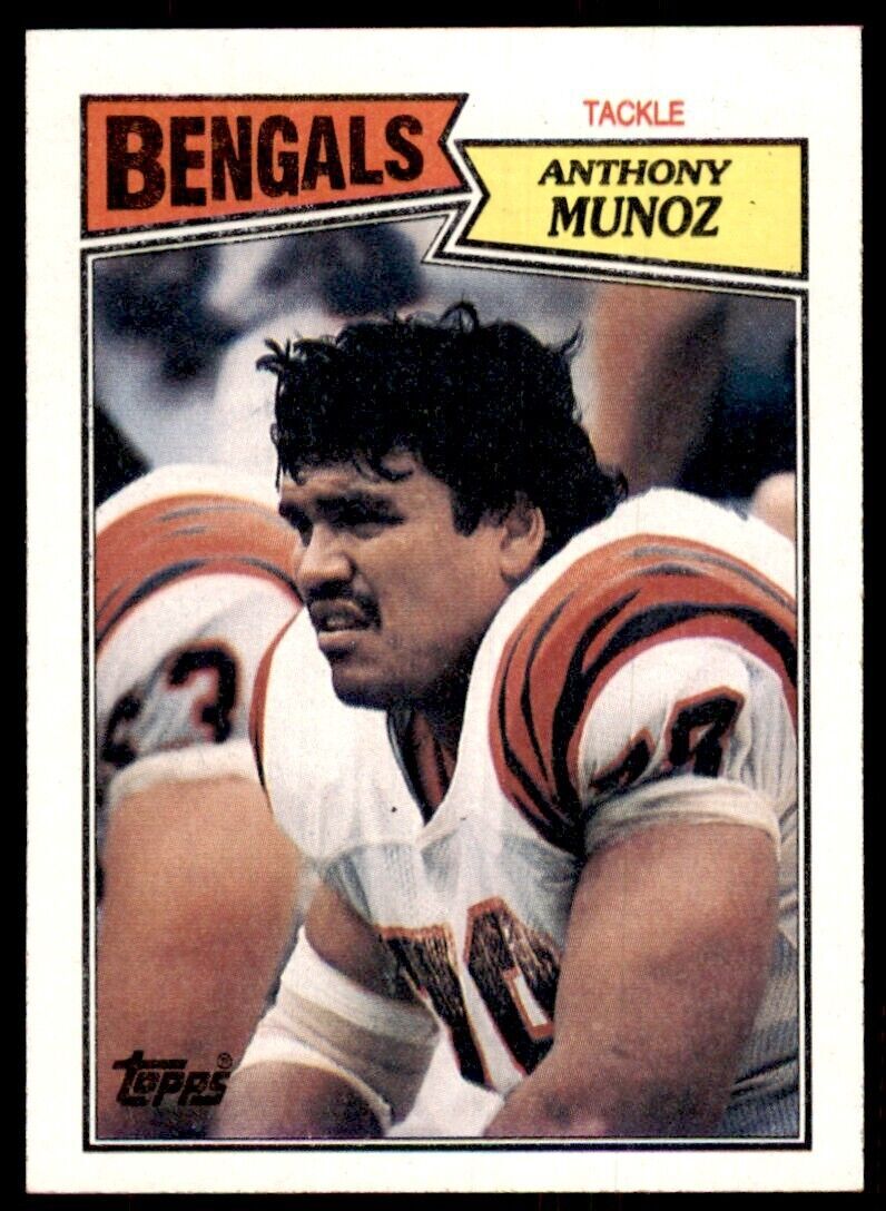 1987 Topps Anthony Munoz A Football Cards #192