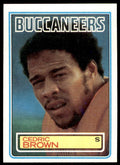 1983 Topps Cedric Brown A Football Cards #175