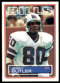 1983 Topps Jerry Butler Football Cards #221