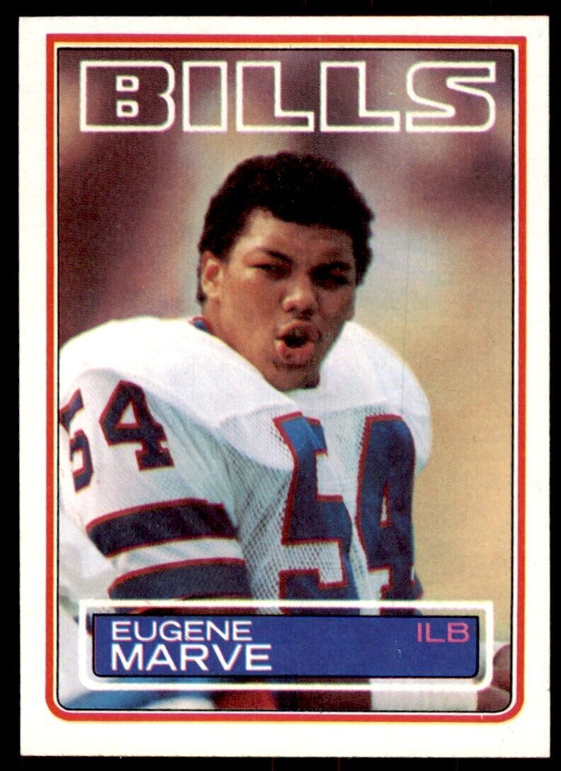1983 Topps Eugene Marve A Football Cards #227