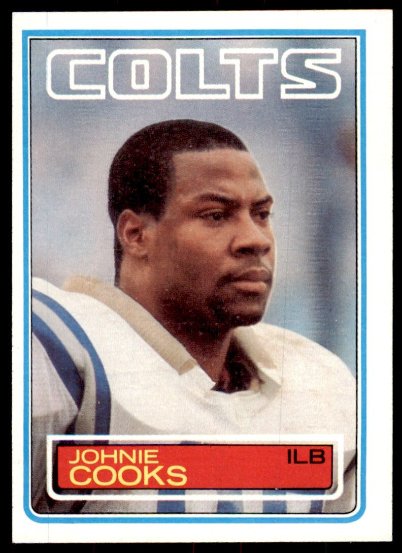 1983 Topps Johnie Cooks A Football Cards #210