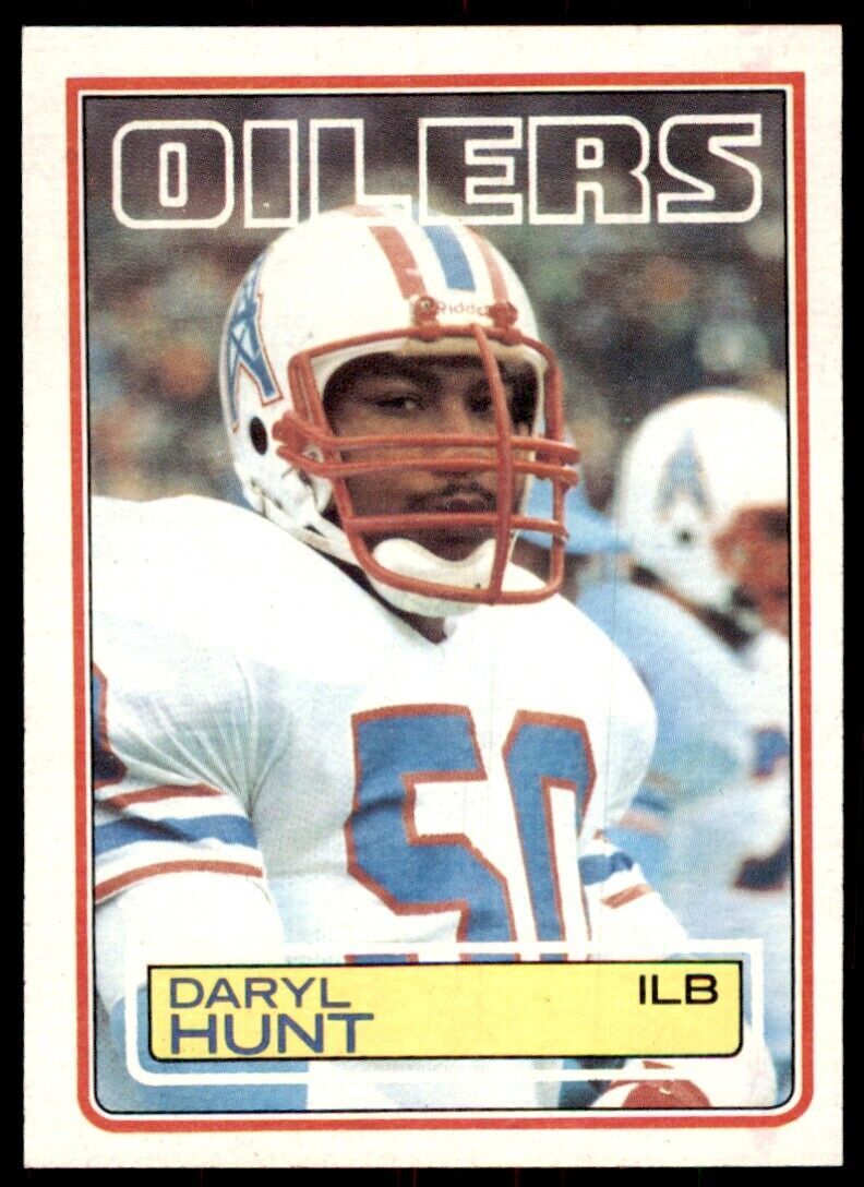 1983 Topps Daryl Hunt B Football Cards #277
