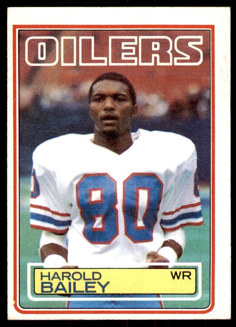 1983 Topps Harold Bailey Football Cards #272