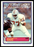 1983 Topps Kenneth Sims Football Cards #336