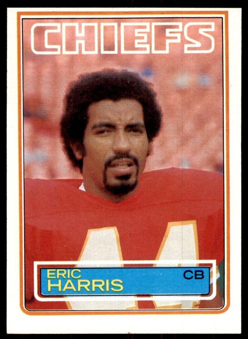 1983 Topps Eric Harris A Football Cards #287